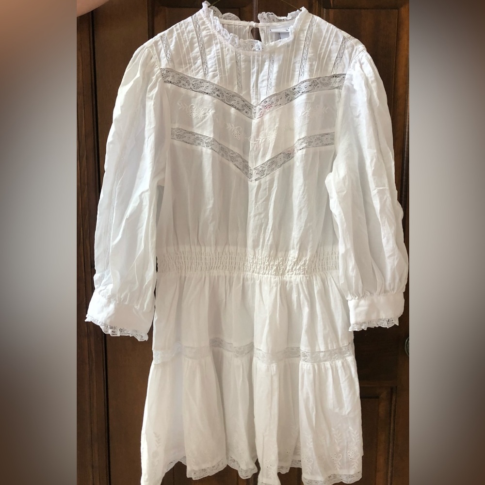LoveShackFancy (target collab) white dress, size medium